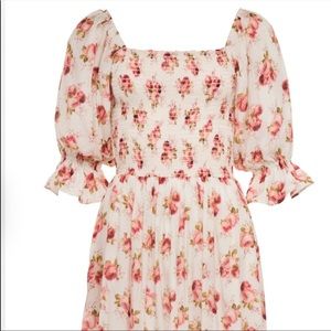 Ivy City Smocked Floral Dress